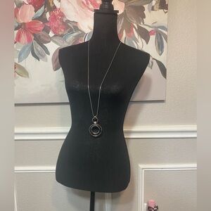 Sonoma Double Circle Pendant Necklace